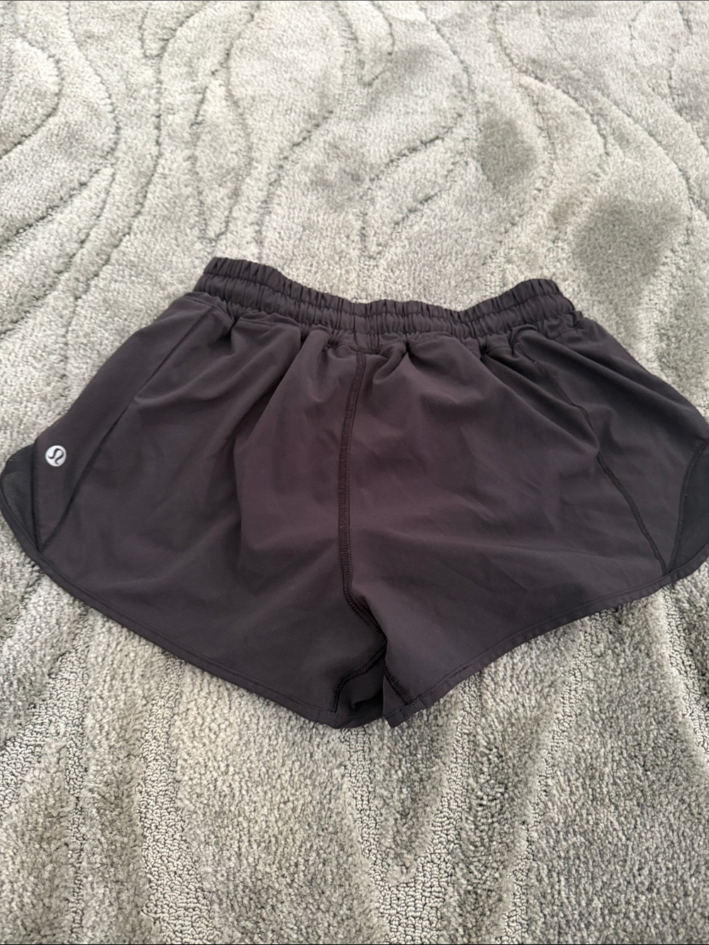 lululemon athletica Women's Charcoal Black Athletic Shorts